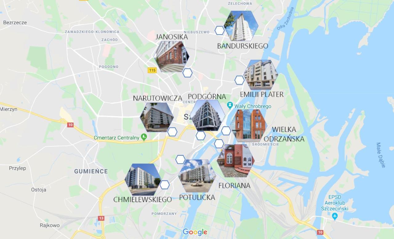 Apartments In - Sowinskiego Szczecin Kültér fotó